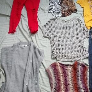 Miscellaneous pants,shirts, skirts,Shoes Etc..